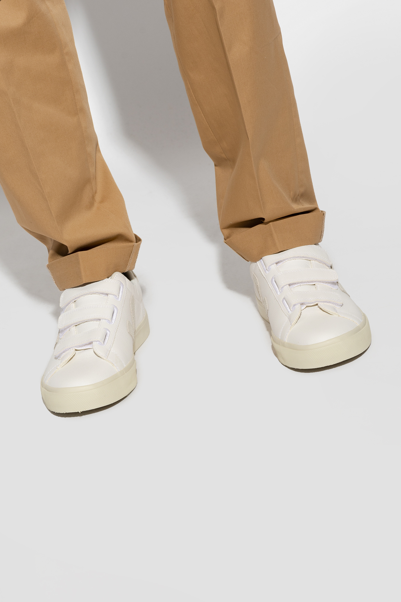 スニーカー Recife Logo Sneakers - Veja - White/Beige - Leather RECIFE LEATHER WHITE NATURAL | VEJA